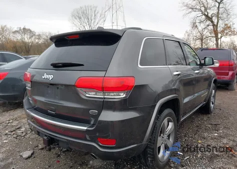 2014 Jeep Grand Cherokee Overland из США, поврежденный, VIN 1C4RJFCG3EC441482